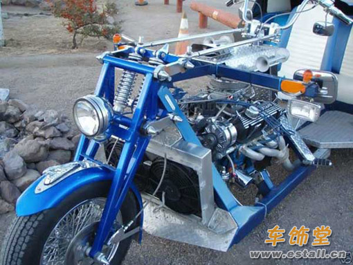 车饰堂--[图片] 超酷的三轮摩托改装